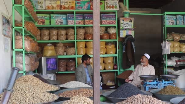 Unidentified People Market Kabul Capital Afghanistan Circa May 2019 — Stock Video