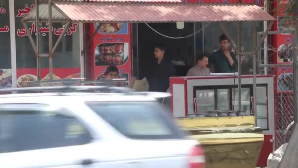 Street Vendor Kabul Capital Afghanistan Circa May 2019 — Stock Video