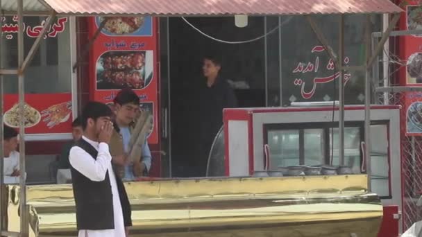 Street Vendor Kabul Capital Afghanistan Circa May 2019 — Stockvideo