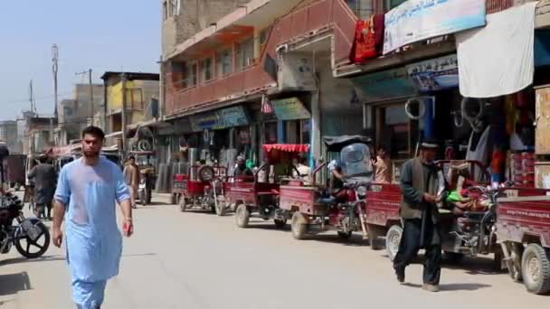 Unidentified People Kabul Capital Afghanistan Circa May 2019 — Video Stock