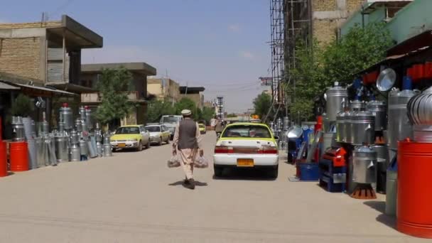 Unidentified People Kabul Capital Afghanistan Circa May 2019 — Video