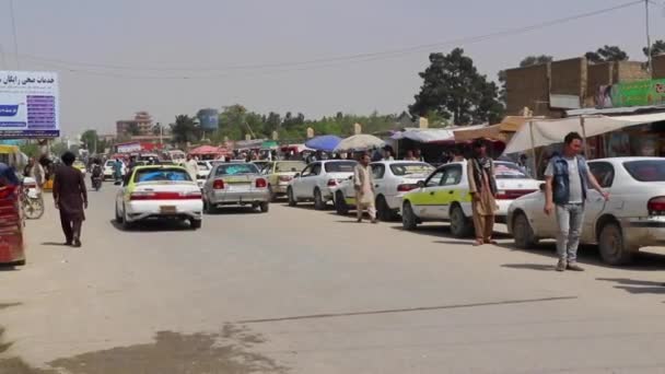 Street Traffic Kabul Capital Afghanistan Circa May 2019 — Video