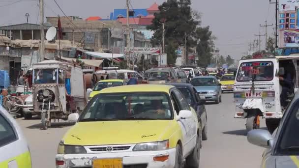 Street Traffic Kabul Capital Afghanistan Circa May 2019 — Vídeos de Stock