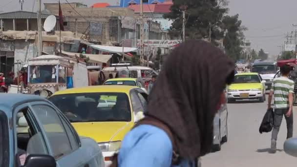 Street Traffic Kabul Capital Afghanistan Circa May 2019 — Vídeo de stock