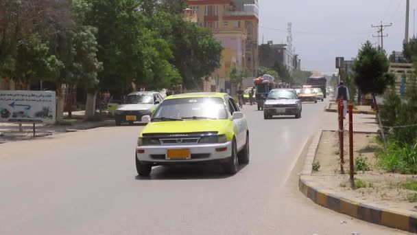 Street Traffic Kabul Capital Afghanistan Circa May 2019 — Stock Video