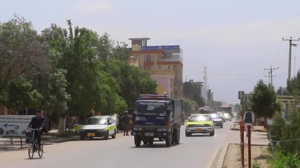 Street Traffic Kabul Capital Afghanistan Circa May 2019 — Video Stock