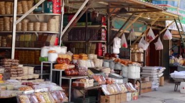 Shops in Kabul, the capital of Afghanistan, circa May 2019