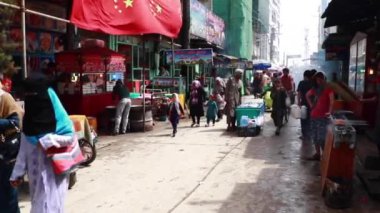 Unidentified people in Kabul, the capital of Afghanistan, circa May 2019