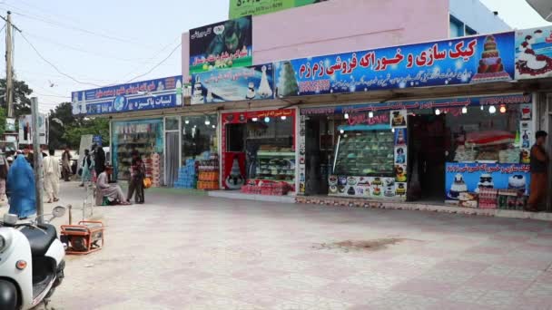 Shops Kabul Capital Afghanistan Circa May 2019 — Αρχείο Βίντεο