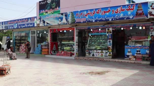 Shops Kabul Capital Afghanistan Circa May 2019 — Video Stock