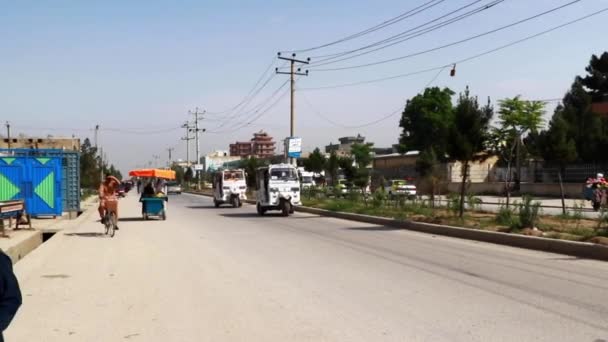 Street Traffic Kabul Capital Afghanistan Circa May 2019 — Stock Video