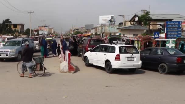 Street Traffic Kabul Capital Afghanistan Circa May 2019 — Αρχείο Βίντεο