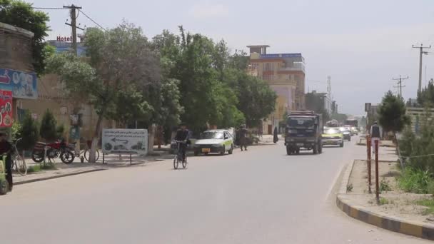 Street Traffic Kabul Capital Afghanistan Circa May 2019 — Stockvideo