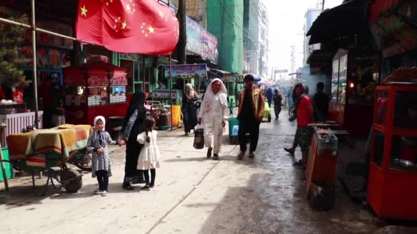 Unidentified People Kabul Capital Afghanistan Circa May 2019 — Stock videók