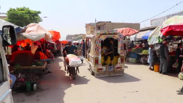 Unidentified People Market Kabul Capital Afghanistan Circa May 2019 — Stock videók