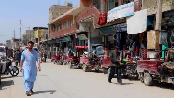 Unidentified People Kabul Capital Afghanistan Circa May 2019 — Stock videók