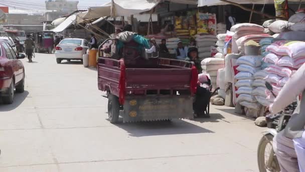 Unidentified People Market Kabul Capital Afghanistan Circa May 2019 — Stock Video