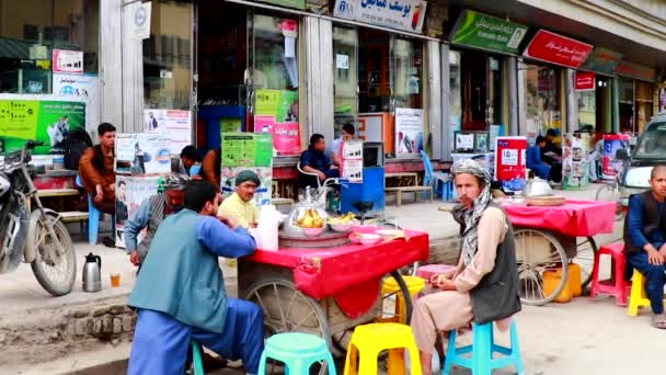 Shops Kabul Capital Afghanistan Circa May 2019 — стоковое видео