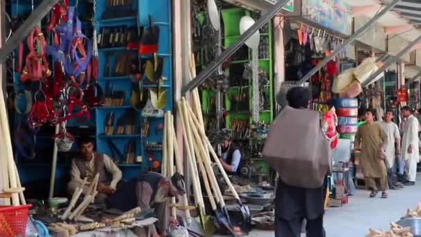 Shops Kabul Capital Afghanistan Circa May 2019 — Stok video
