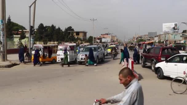 Street Traffic Kabul Capital Afghanistan Circa May 2019 — Video Stock