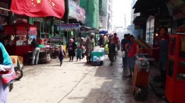 Unidentified people in Kabul, the capital of Afghanistan, circa May 2019