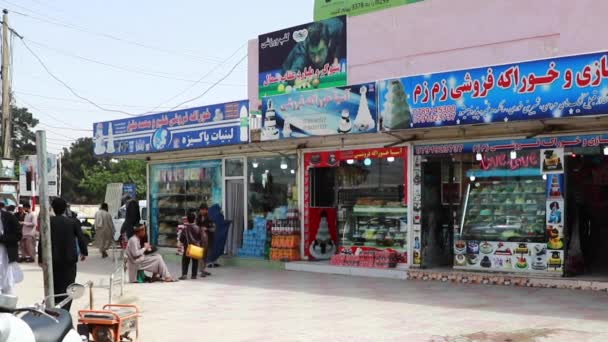 Shops Kabul Capital Afghanistan Circa May 2019 — ストック動画