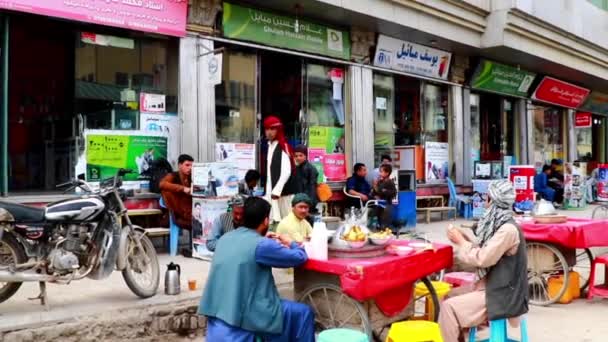 Shops Kabul Capital Afghanistan Circa May 2019 — 비디오