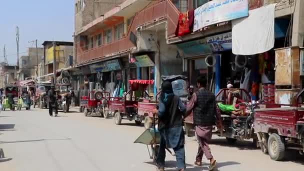 Unidentified People Kabul Capital Afghanistan Circa May 2019 — Vídeo de Stock