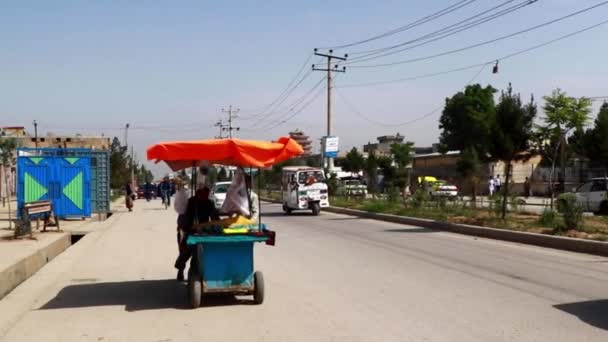 Street Traffic Kabul Capital Afghanistan Circa May 2019 — Stock Video