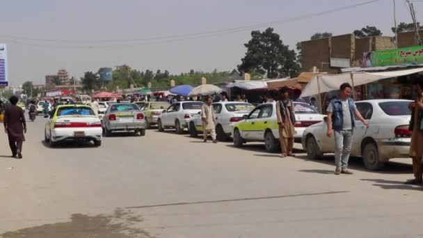 Street Traffic Kabul Capital Afghanistan Circa May 2019 — Vídeo de stock