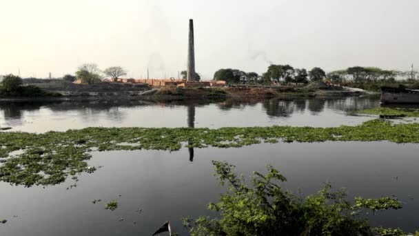 Buriganga River Southwest Outskirts Dhaka Capital Bangladesh Circa March 2020 — Stok video