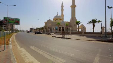 Alhassina Camii, Gazze, Filistin 'deki trafik görüntüleri