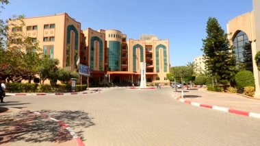 Filistin Devleti 'nin en büyük şehri Gazze' deki İslam Üniversitesi binaları, yaklaşık Ağustos 2021.