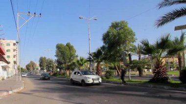 Filistin 'in en büyük şehri Gazze Şehri, Batı Şeria' da sokak trafiği, yaklaşık Ağustos 2021
