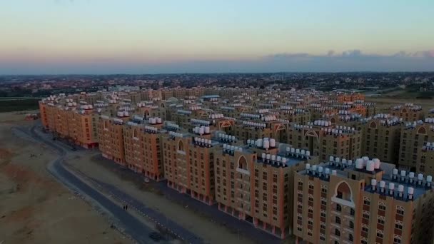 Imagens Drones Cidade Gaza Maior Cidade Estado Palestina Por Volta — Vídeo de Stock