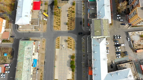 Aerial View Buildings Streets Ulaanbaatar Capital Mongolia Circa June 2021 — стоковое фото