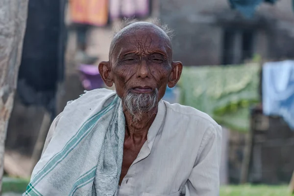 Raxaul India Uomo Indiano Non Identificato Raxaul Stato Del Bihar — Foto Stock