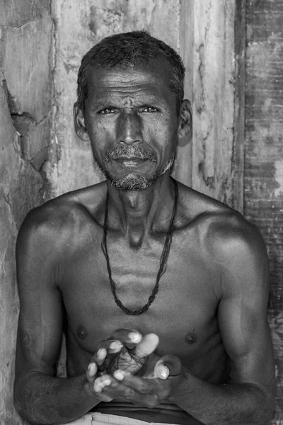 Raxaul India Raxaul Bihar State Hindistan Tanımlanamayan Bir Hintlinin Siyah — Stok fotoğraf
