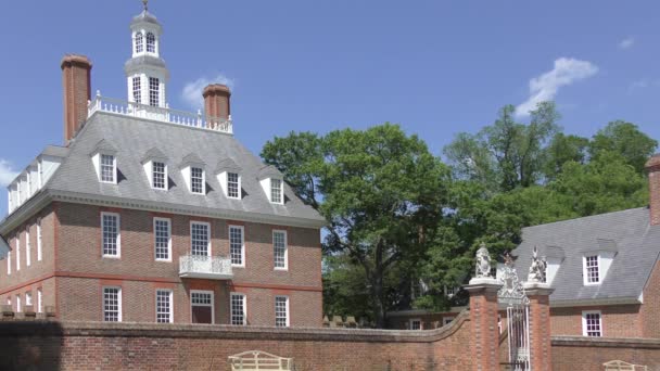 Buildings Buildings Colonial Williamsburg Virginia Usa 2022 — 비디오