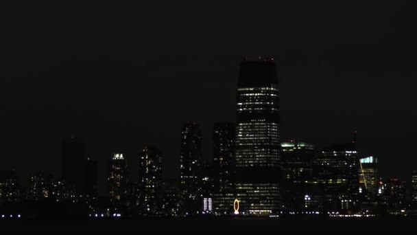 New Jersey Şehrinin Mimarisi Abd — Stok video