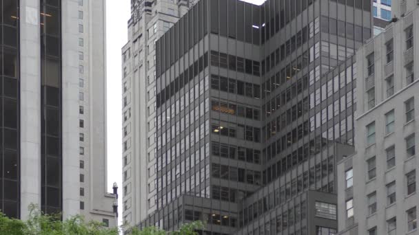 Gebäude Rund Den Pulitzer Plaza Der 5Th Avenue Manhattan New — Stockvideo