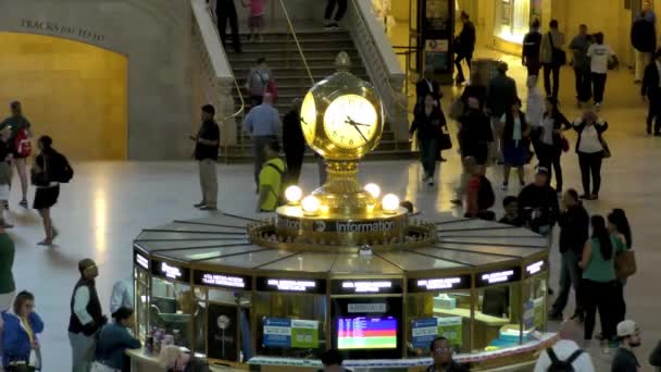 Grand Central Terminal Manhattan Nova Iorque Eua — Vídeo de Stock
