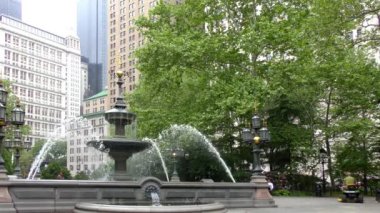 Jacob Wrey Mould Fountain, City Hall Park, New York, ABD
