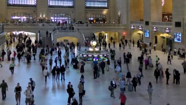 Grand Central Terminal Manhattan Nova Iorque Eua — Vídeo de Stock