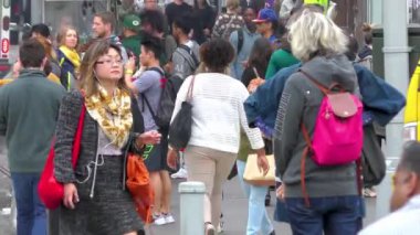 People in Manhattan of New York city, USA