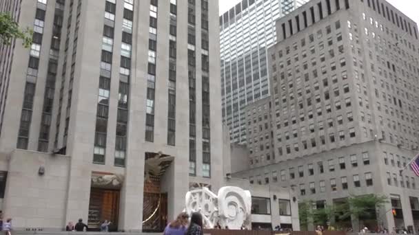 Rockefeller Center Manhattan New York Usa — 비디오