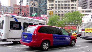 Traffic on the Broadway, New York city, USA 