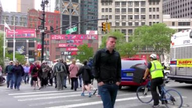 Traffic on the Broadway, New York city, USA 
