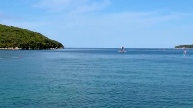 Hırvatistan 'ın Rovinj kentindeki Adriyatik Denizi