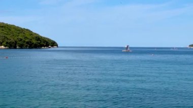 Hırvatistan 'ın Rovinj kentindeki Adriyatik Denizi